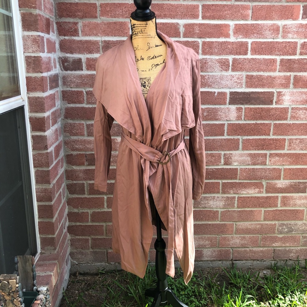 Thread & supply trench coat